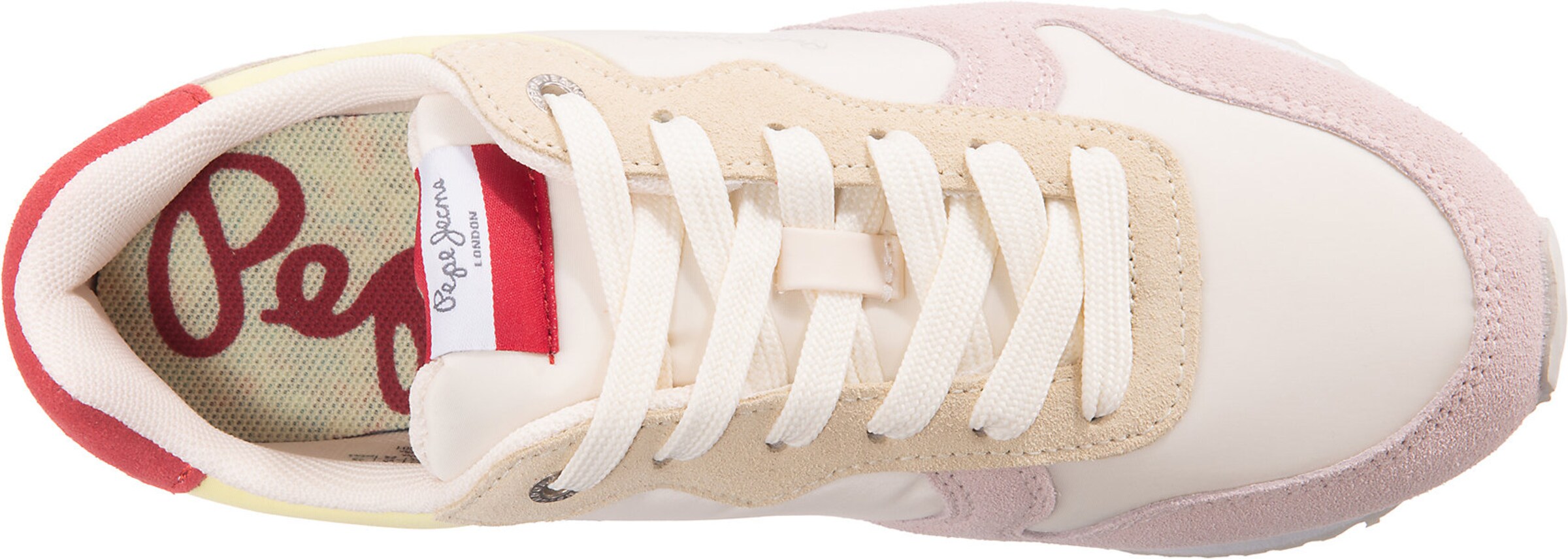 Sneaker bassa 'Rusper Sweet' di Pepe Jeans in bianco