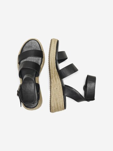 ONLY Sandalen met riem 'Minerva' in Zwart