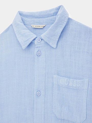 GUESS Regular fit Button Up Shirt in Blue