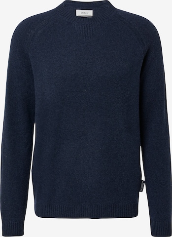 s.Oliver Pullover in Blau: Vorderseite
