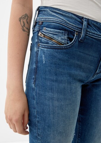 QS Slimfit Jeans in Blauw