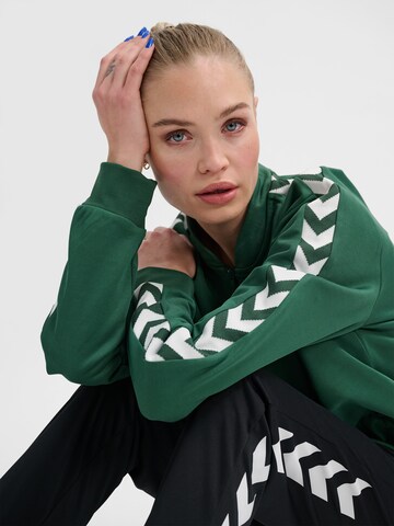 Hummel Athletic Zip-Up Hoodie in Green