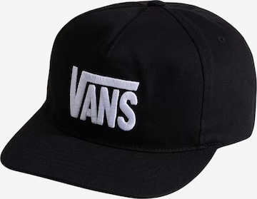 Cappello da baseball 'VANS DROP V LOGO SNAPBACK CAPPELLO' di VANS in nero: frontale