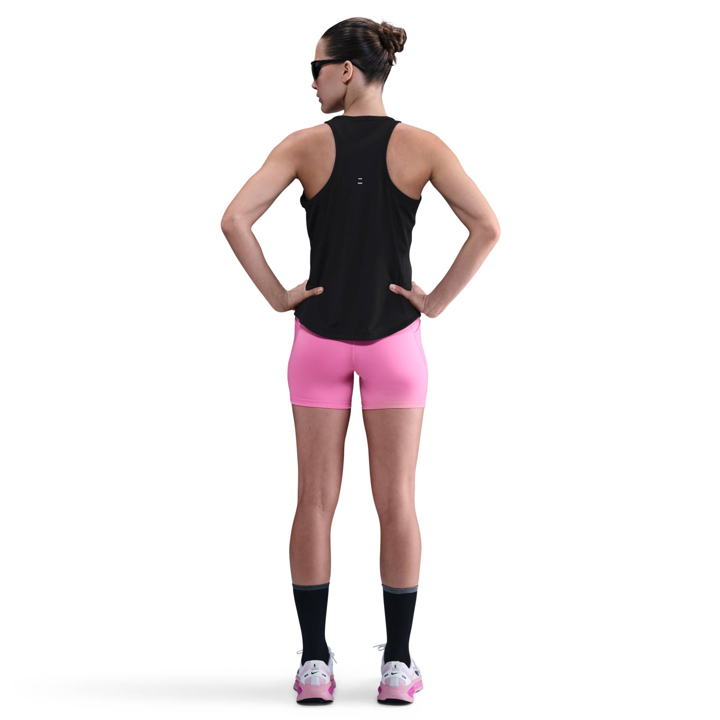 NIKE Sports Top in Black