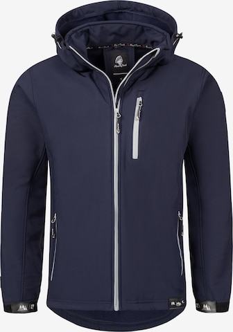 Rock Creek Outdoorjacke in Blau: predná strana