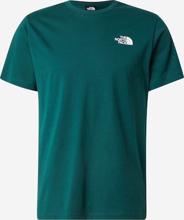 Maglietta 'Redbox Celebration' di THE NORTH FACE in verde: frontale