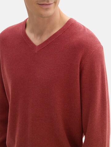 TOM TAILOR Sweater in Red