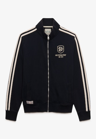 Superdry & Co Zip-Up Hoodie 'Essential' in Blue