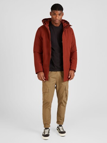 JACK & JONES Zimní bunda 'KEEN' – hnědá