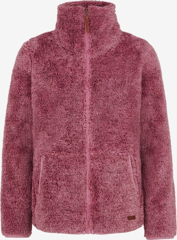 PROTEST Fleece Jacket 'Riri JR' in Pink: front