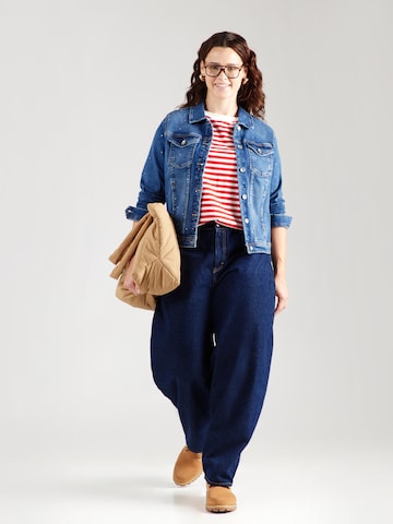 ONLY Carmakoma Between-Season Jacket 'CARWILLY' in Blue