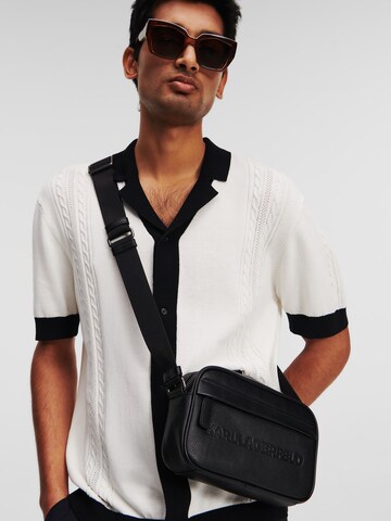 Karl Lagerfeld Tasche 'Lea' in Schwarz: Vorderseite