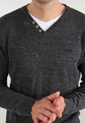 Pull-over 'Single' Deeluxe en gris