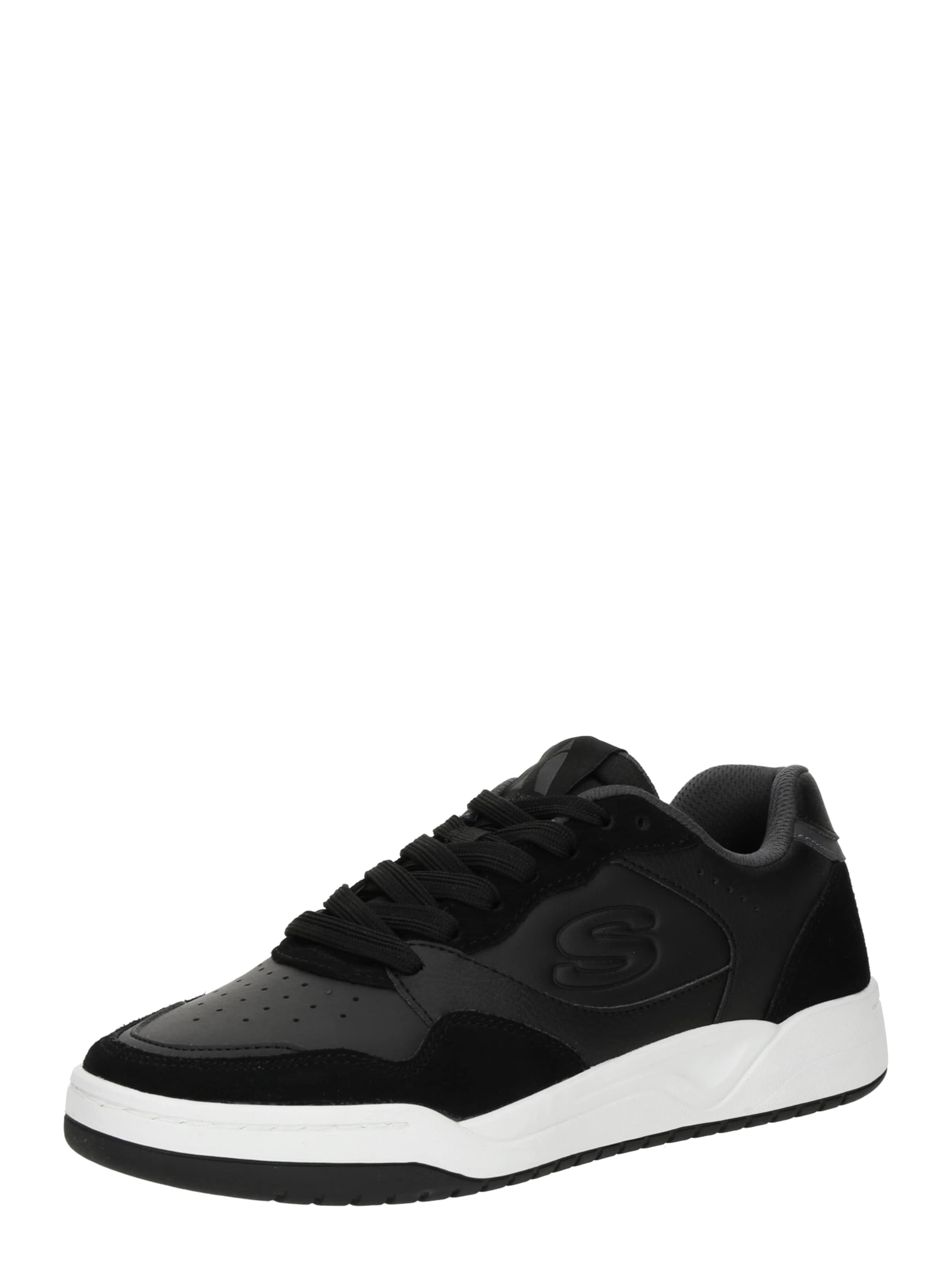 Sneaker bassa di SKECHERS in nero: frontale