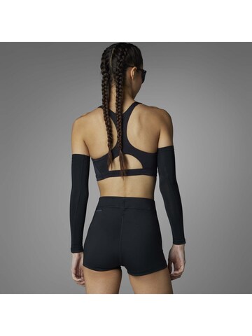ADIDAS SPORTSWEAR Slim fit Sports trousers 'ADIZERO E BOOTY' in Black