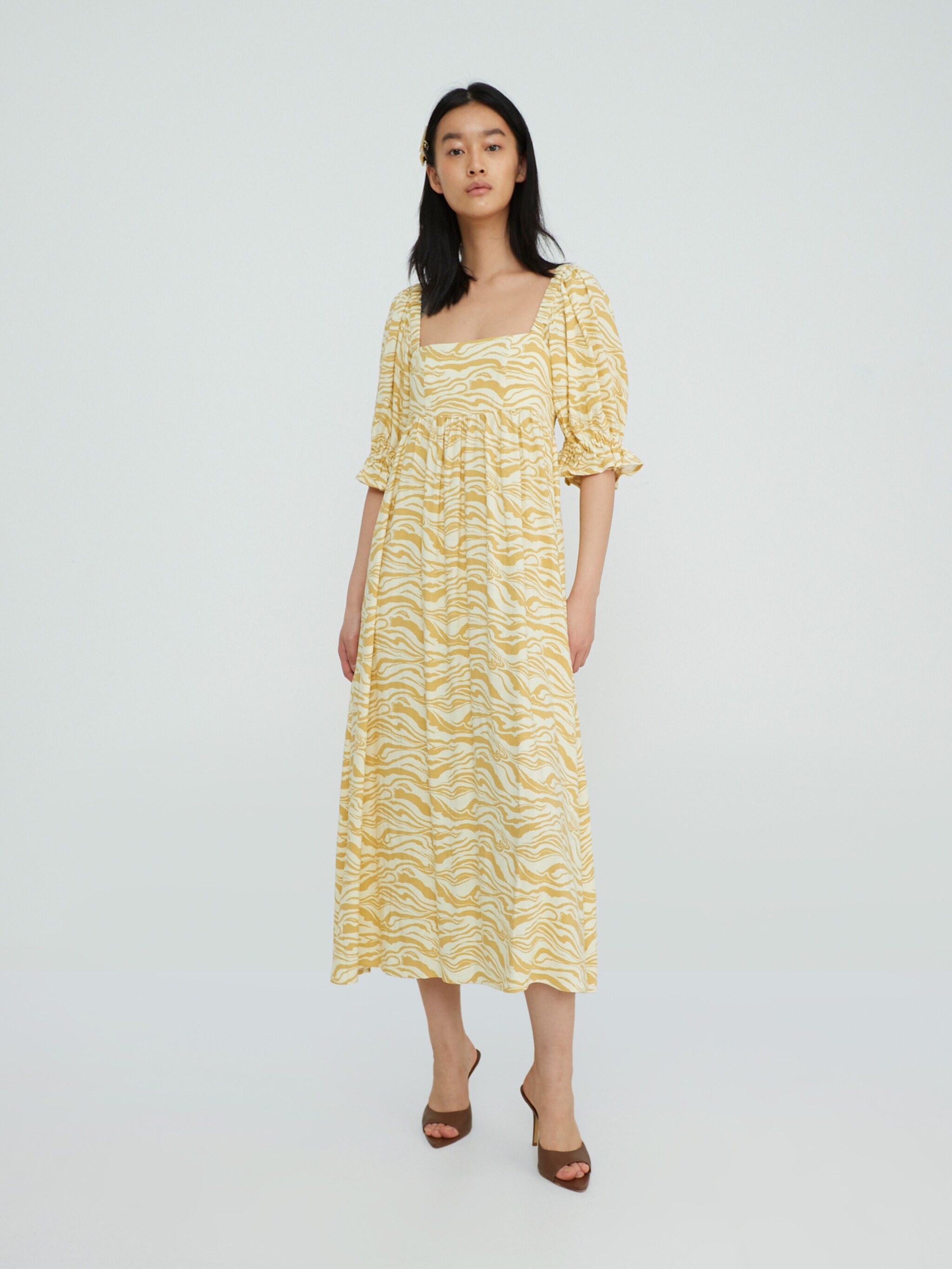 EDITED Produits Robe 'Patricia' jaune d'or