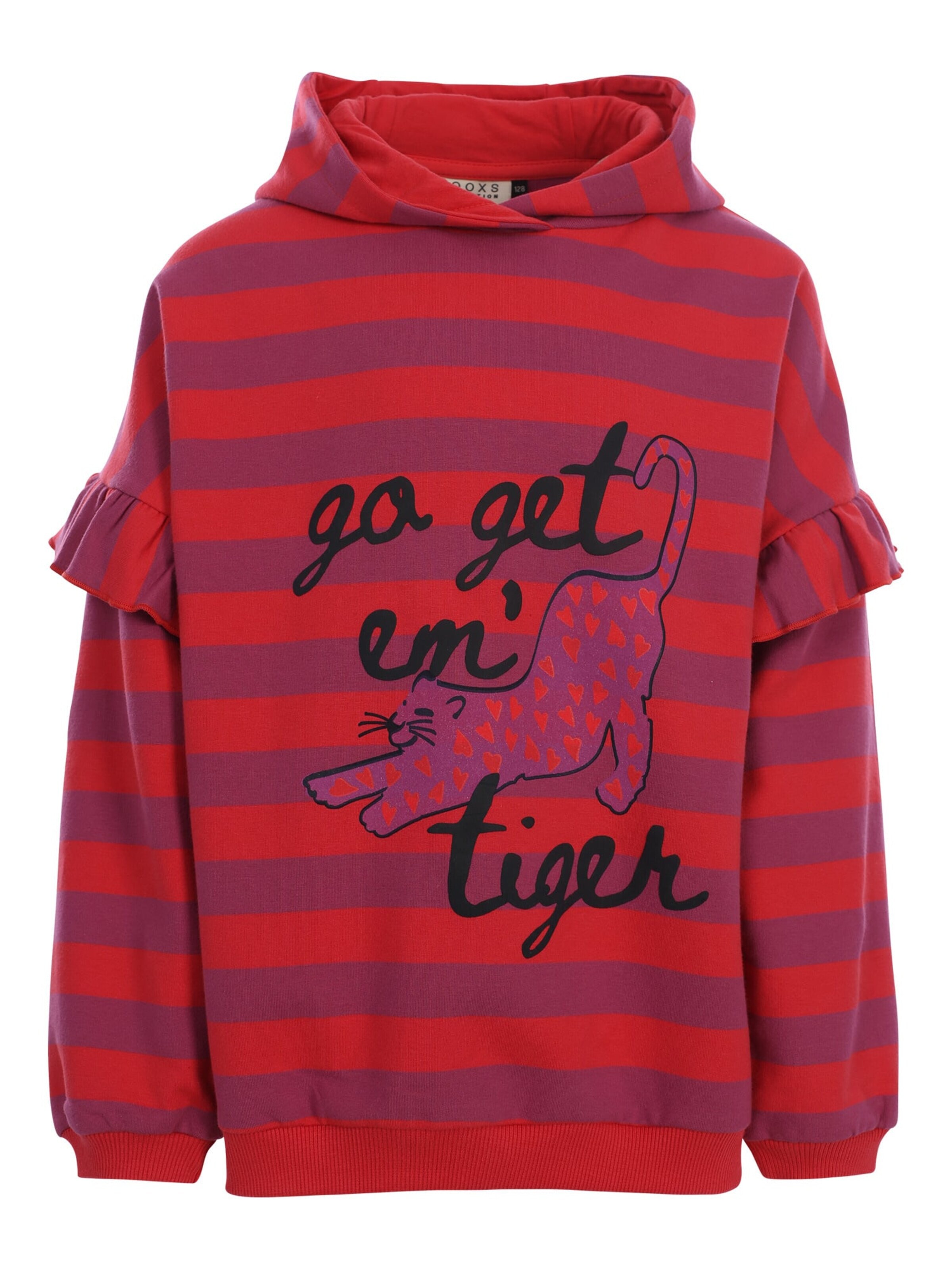 Looxs Revolution Sweatshirt in Rood: voorkant