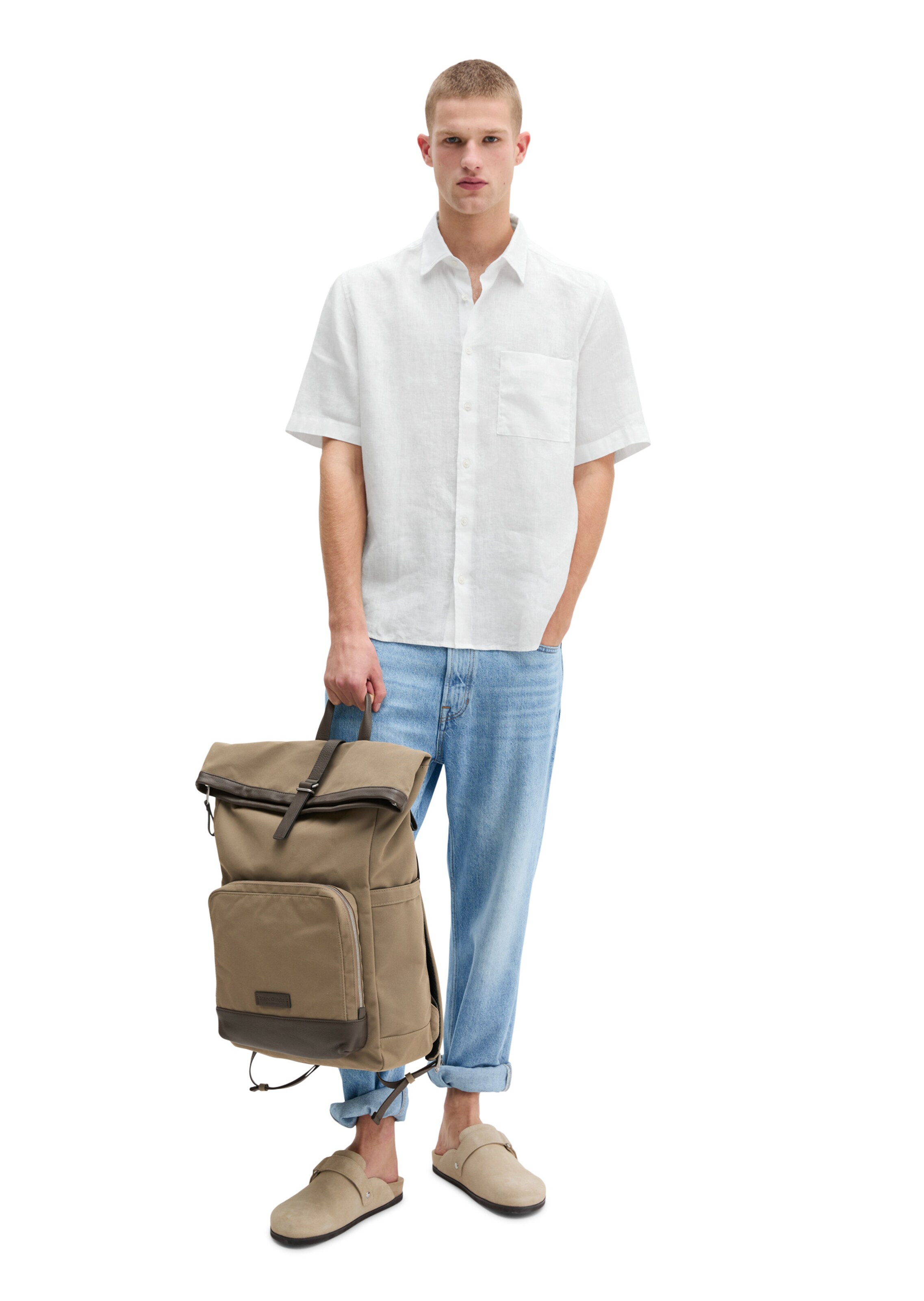 Marc O'Polo Rugzak in Beige