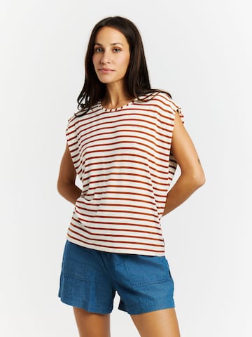 PROTEST Shirt 'PRTFancier'‌‌‌‌‌‌‌ in Braun