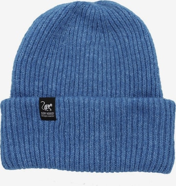 Surf Monkey Beanie in Blue: front