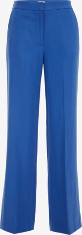 WE Fashion Wide leg Broek in Blauw: voorkant