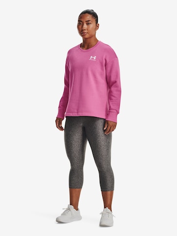 UNDER ARMOUR Athletic Sweatshirt in Pink