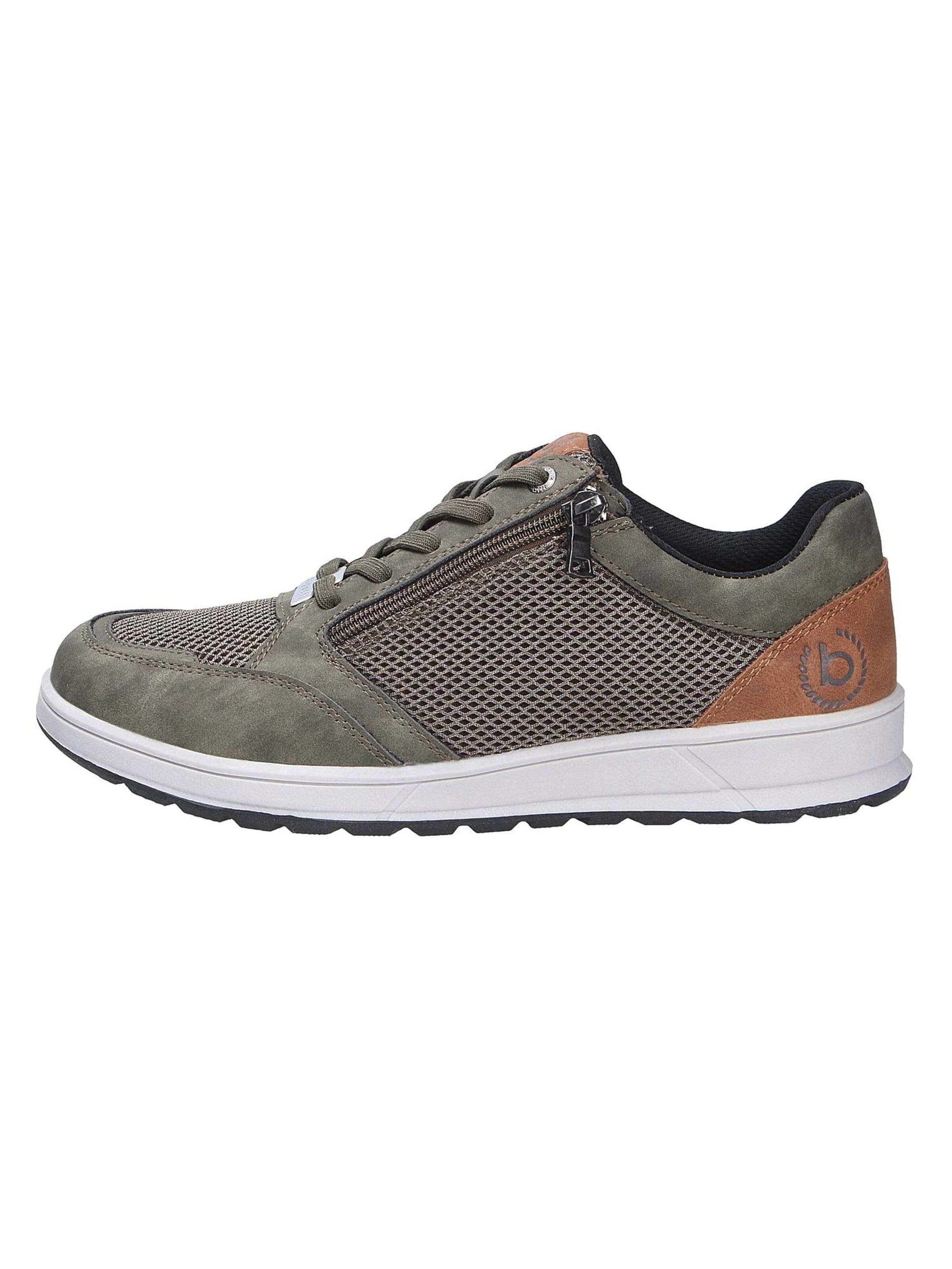 Baskets basses bugatti en vert