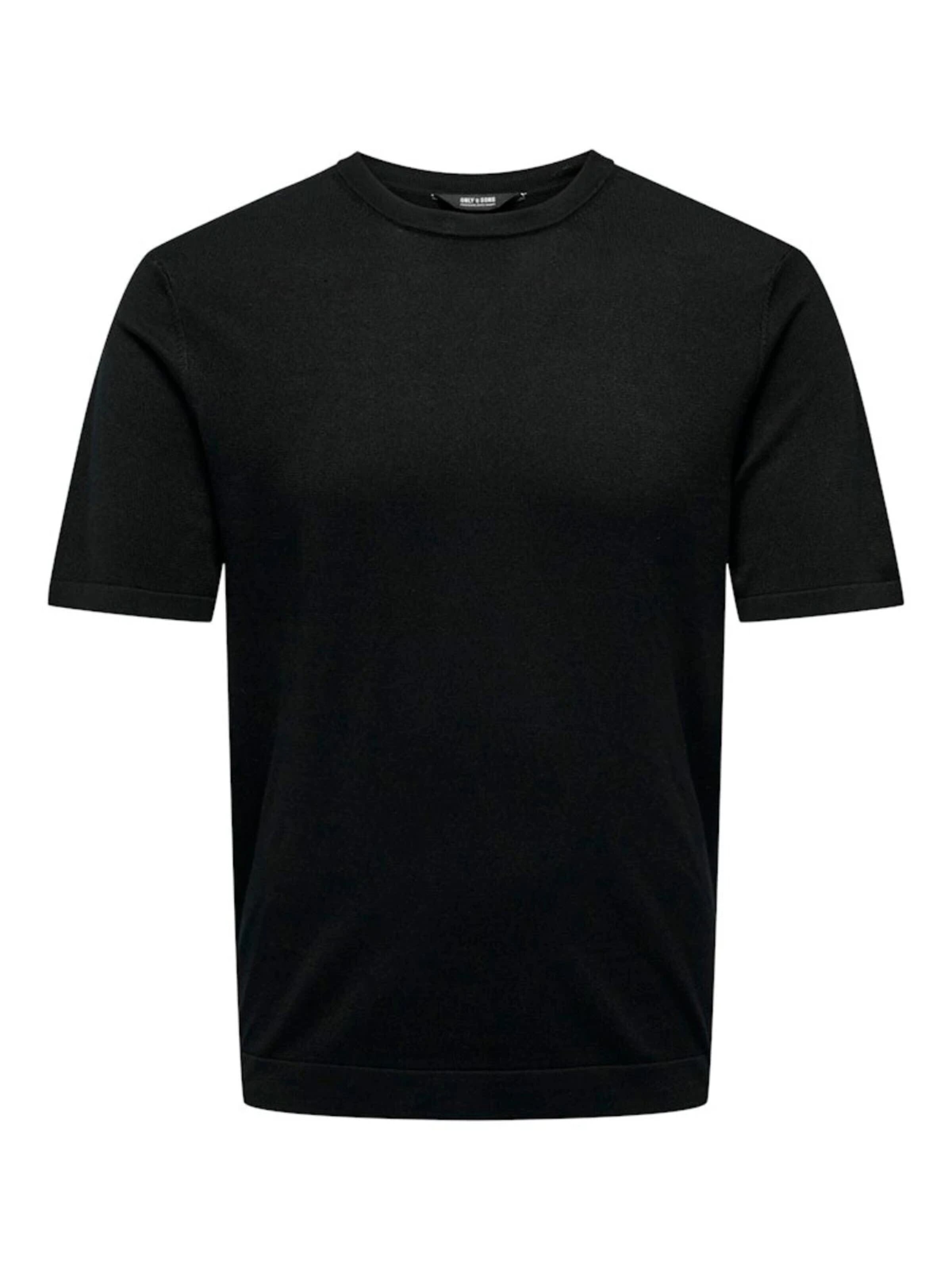 Only & Sons Shirt '22022928'‌‌‌‌‌‌‌ in Schwarz: Vorderseite