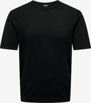 Only & Sons Shirt '22022928' in Schwarz: Vorderseite