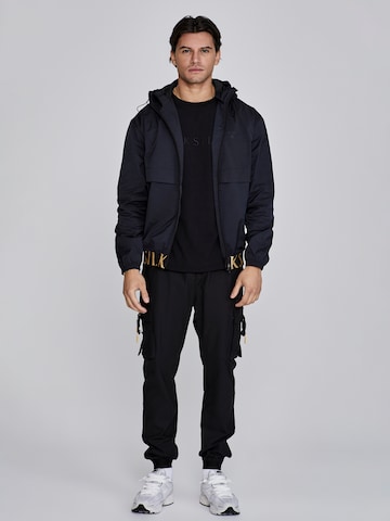 SikSilk Übergangsjacke in Schwarz