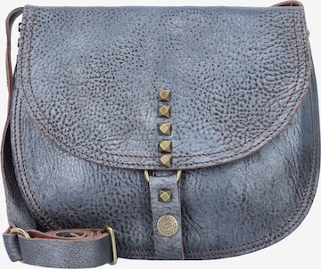 Campomaggi Crossbody Bag in Blue: front