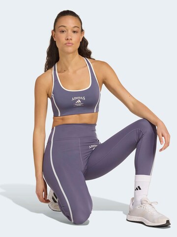 Bustier Soutien-gorge de sport 'Powerimpact Heritage' ADIDAS PERFORMANCE en violet : devant