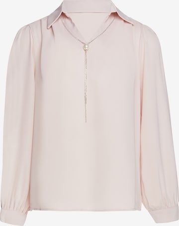faina - Blusa em rosa: frente