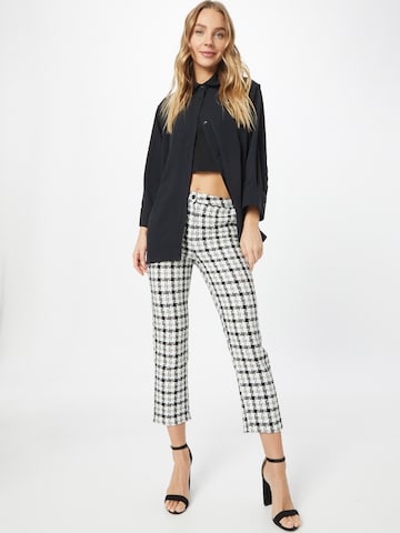 Regular Pantalon Trendyol en noir