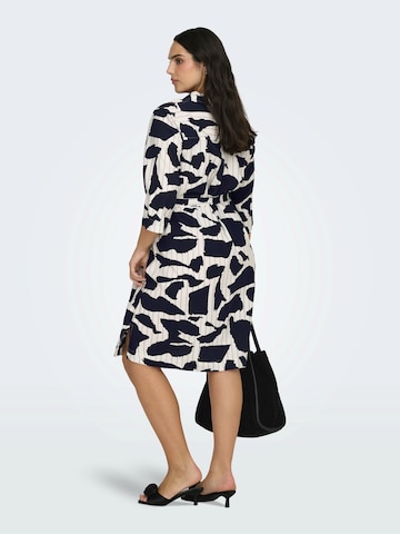 ONLY Carmakoma Skjortklänning 'CARMisia' i vit