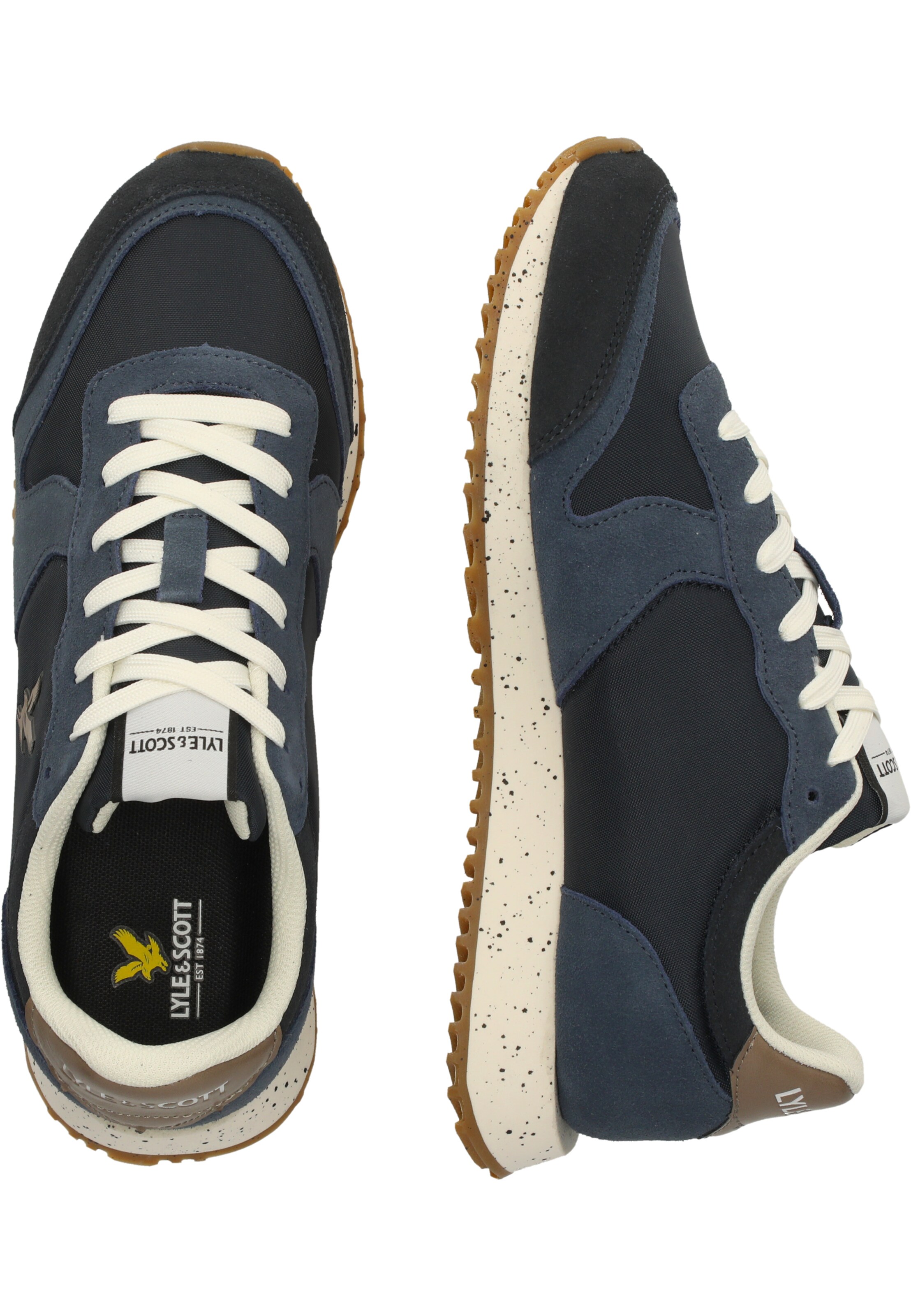 Lyle & Scott Platform trainers 'Leno' in Blue
