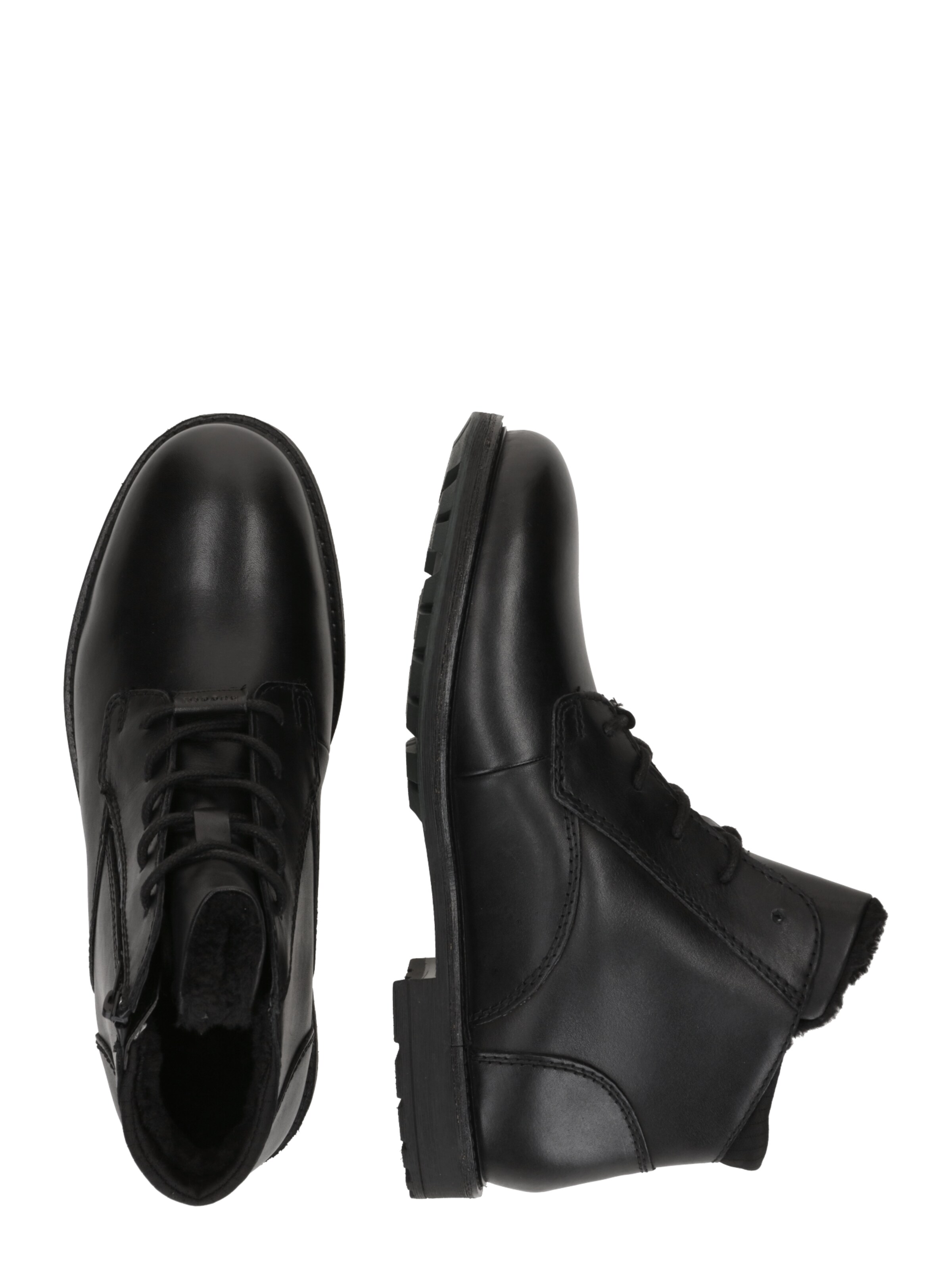 bugattiČizme na vezanje - crna boja