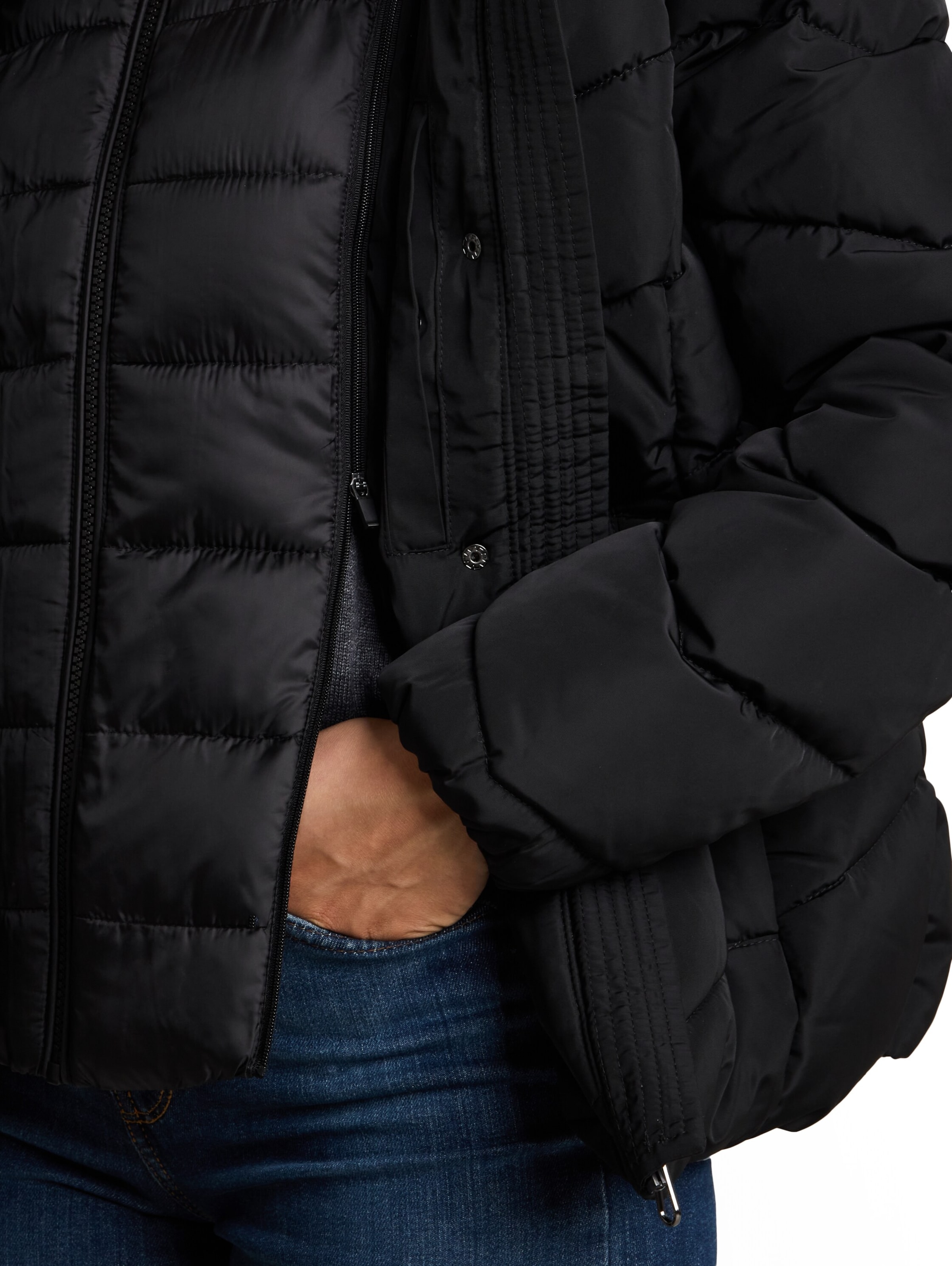 TOM TAILOR Зимняя куртка в Черный