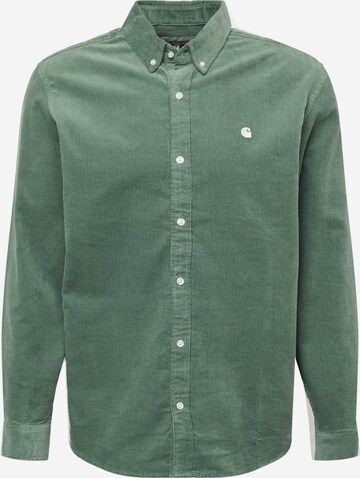 Carhartt WIP Regular fit Button Up Shirt 'Madison' in Green: front