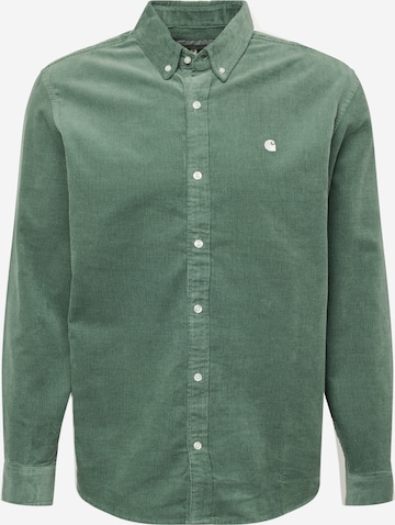 Carhartt WIP Klasický střih Košile 'Madison' – zelená: přední strana