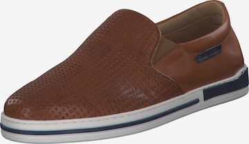 Galizio Torresi Classic Flats '440810' in Brown: front