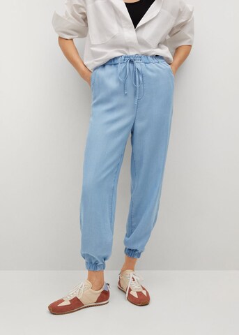 MANGO Tapered Hose 'Nicky' in Blau: predná strana