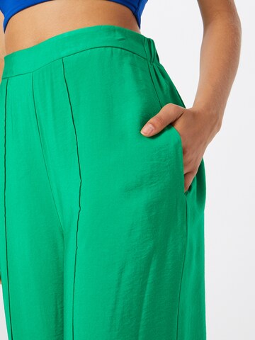 Nasty Gal Wide leg Trousers in Green