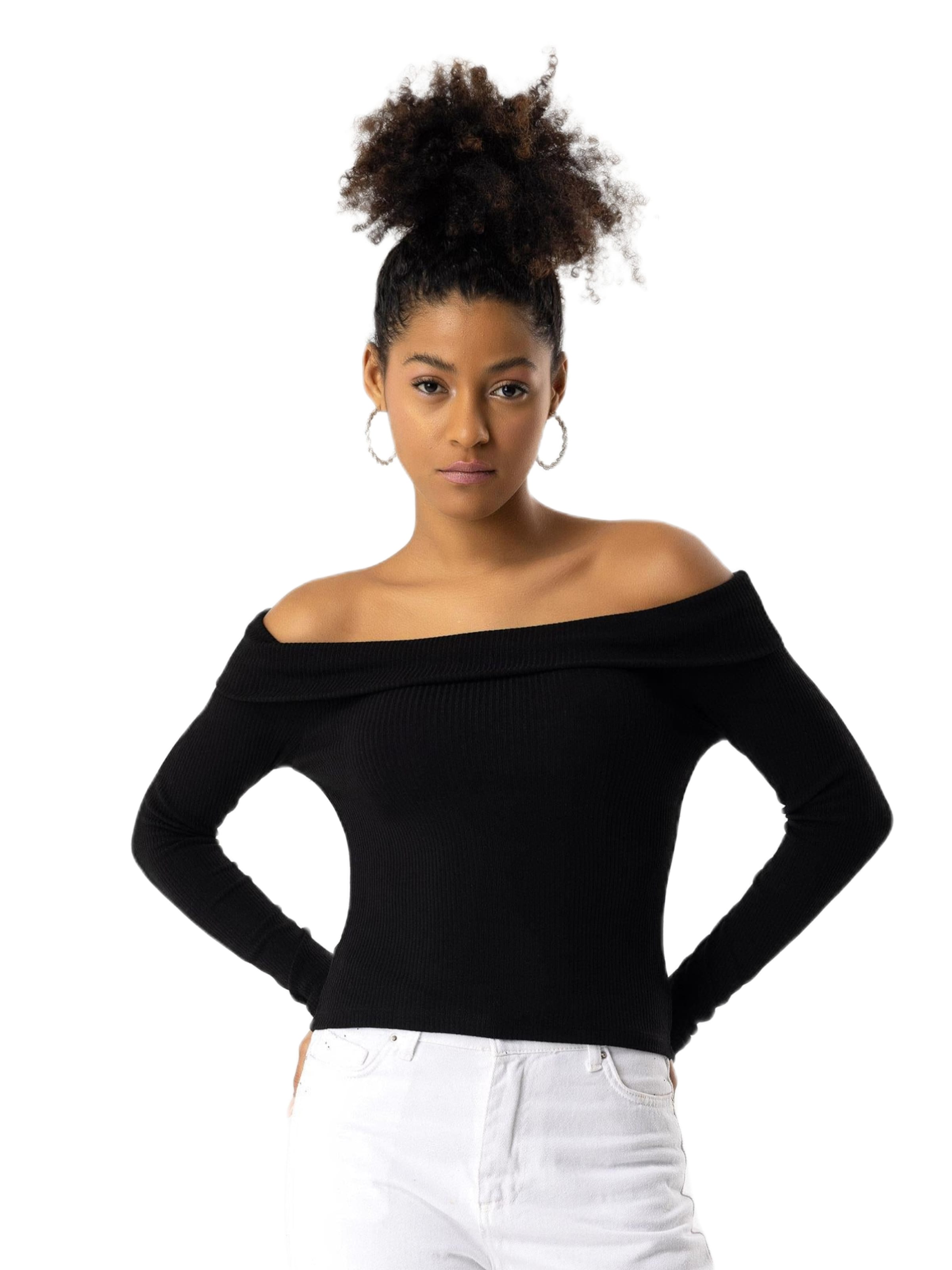 No Matter What Shirt in Schwarz: Vorderseite