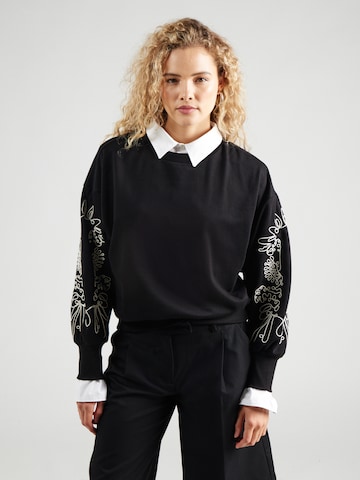 ONLYSweater majica 'ONLBROOKE' - crna boja: prednji dio