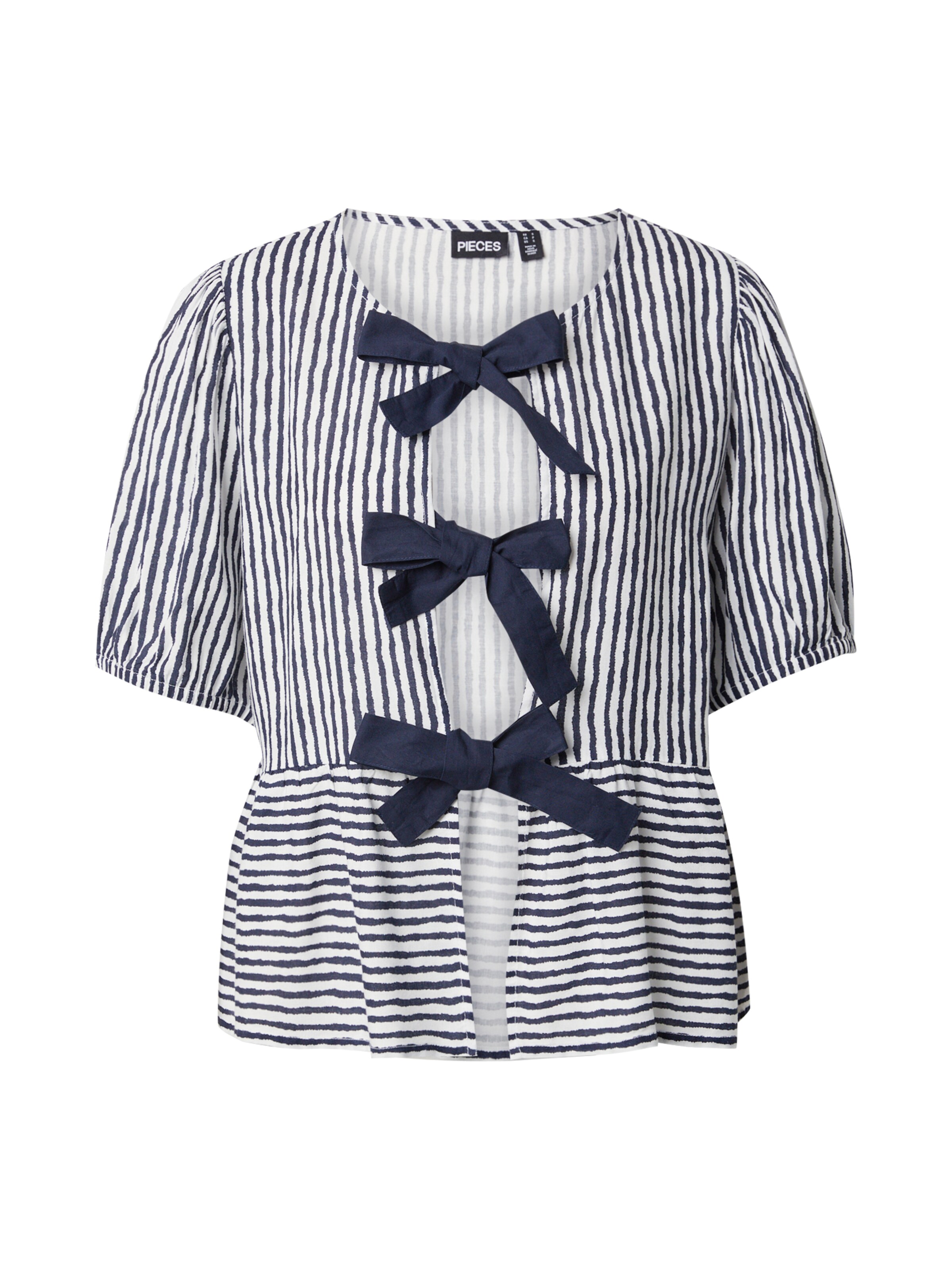 PIECES Bluse 'PCTalvina' i blå: forside