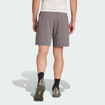 Regular Pantalon de sport 'Designed For Training' ADIDAS PERFORMANCE en marron