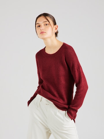 Pull-over ONLY en rouge : devant