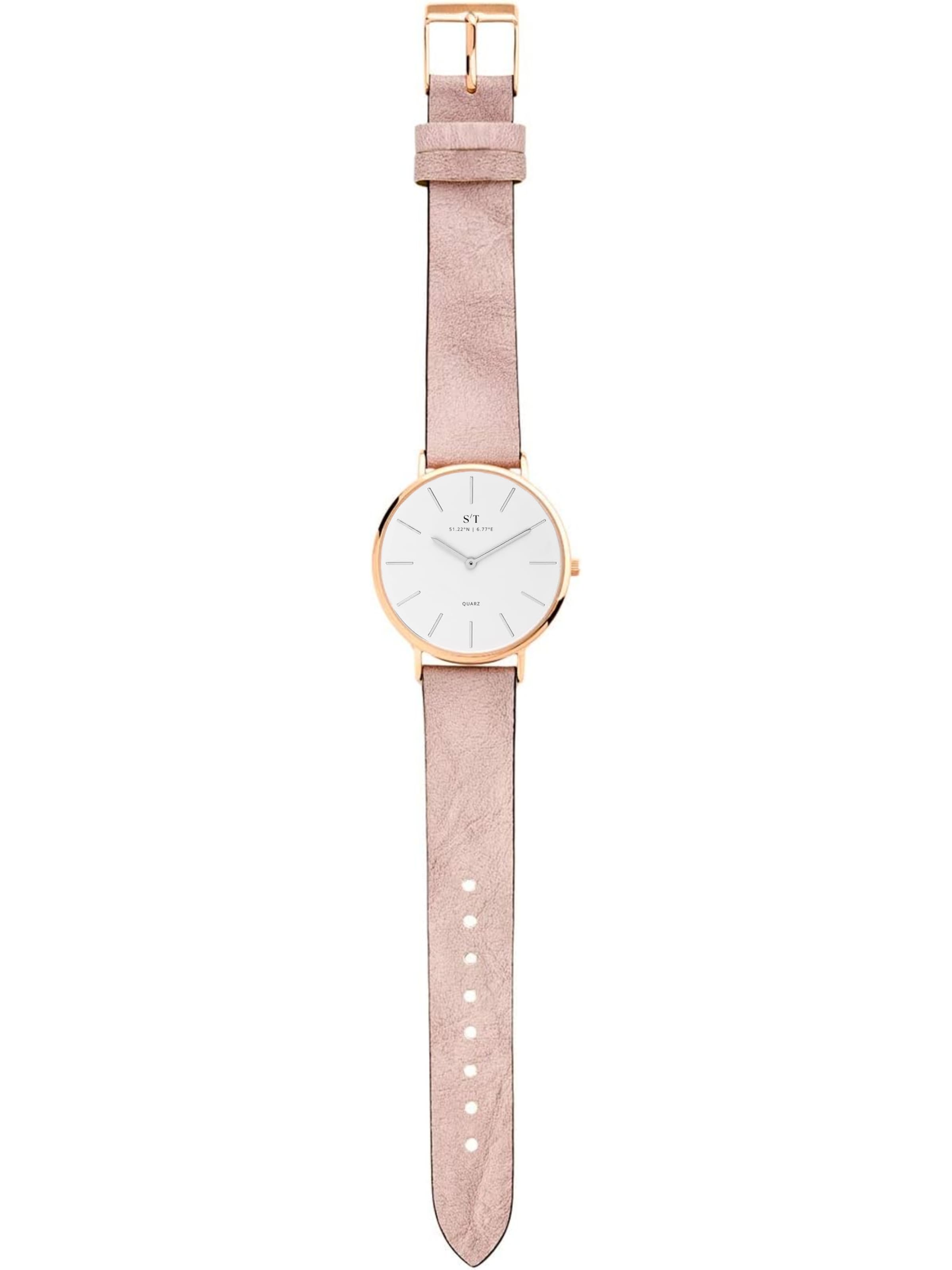 S&T Design Analog Watch 'II' in Pink