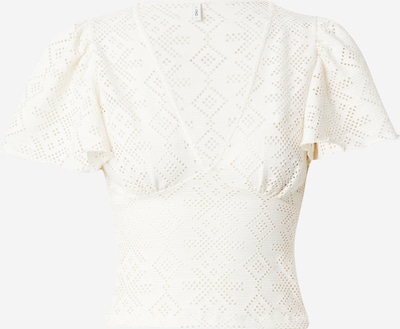 ONLY Μπλουζάκι 'ONLTILDA' σε λευκό μαλλιού, Άποψη προϊόντος